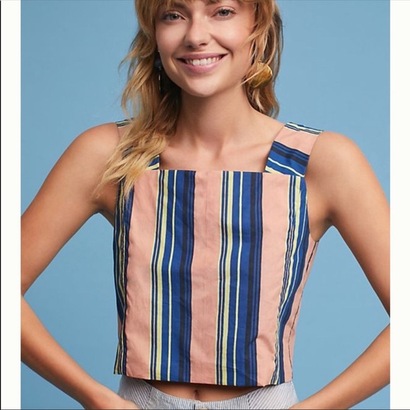 Anthropologie Tops - ✨FINAL SALE✨ AnthropologieStriped Crop Top (B4)
